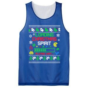 Christmas Gaming Gift Loading Christmas Spirit For Gamer Ugly Meaningful Gift Mesh Reversible Basketball Jersey Tank