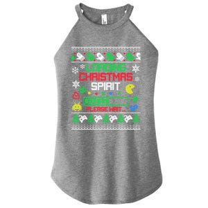 Christmas Gaming Gift Loading Christmas Spirit For Gamer Ugly Meaningful Gift Women's Perfect Tri Rocker Tank