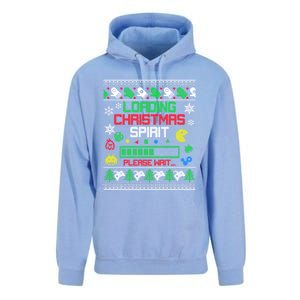 Christmas Gaming Gift Loading Christmas Spirit For Gamer Ugly Meaningful Gift Unisex Surf Hoodie