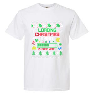 Christmas Gaming Gift Loading Christmas Spirit For Gamer Ugly Meaningful Gift Garment-Dyed Heavyweight T-Shirt