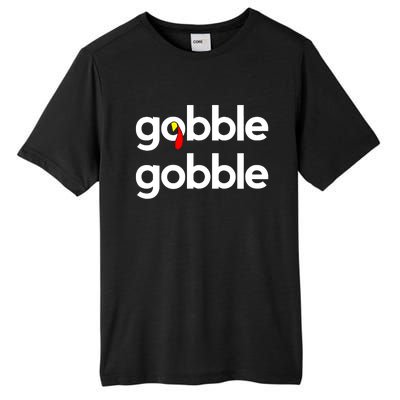 Cute Gobble Gobble Turkey Pilgrim Little Boys Thanksgiving Tall Fusion ChromaSoft Performance T-Shirt