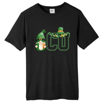 Cute Gnome Green Shamrock Funny Icu Nurse St Patricks Day Meaningful Gift Tall Fusion ChromaSoft Performance T-Shirt