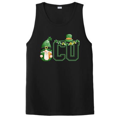 Cute Gnome Green Shamrock Funny Icu Nurse St Patricks Day Meaningful Gift PosiCharge Competitor Tank