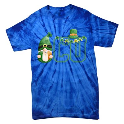 Cute Gnome Green Shamrock Funny Icu Nurse St Patricks Day Meaningful Gift Tie-Dye T-Shirt