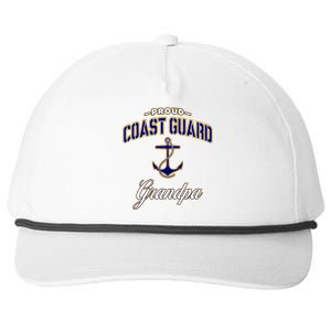 Coast Guard Grandpa Funny Gift For Men Snapback Five-Panel Rope Hat