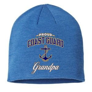 Coast Guard Grandpa Funny Gift For Men Sustainable Beanie