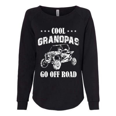 Cool Grandpas Go Off Road UTV ATV 4 Wheeler Off Road Riding Womens California Wash Sweatshirt