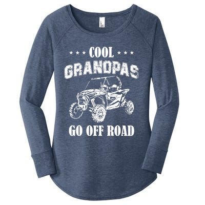 Cool Grandpas Go Off Road UTV ATV 4 Wheeler Off Road Riding Women's Perfect Tri Tunic Long Sleeve Shirt