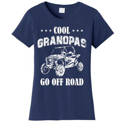 Cool Grandpas Go Off Road UTV ATV 4 Wheeler Off Road Riding Women's T-Shirt