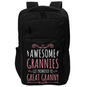 Cute Great Granny Grannies Promoted To Great Granny Gift Impact Tech Backpack