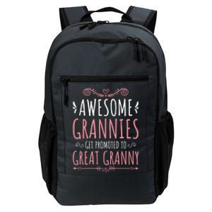 Cute Great Granny Grannies Promoted To Great Granny Gift Daily Commute Backpack