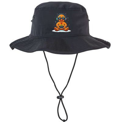 Christmas Gamer Gingerbread Man Video Game Xmas Funny Bucket Hat