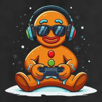 Christmas Gamer Gingerbread Man Video Game Xmas Funny 11oz C Handle Ceramic Mug