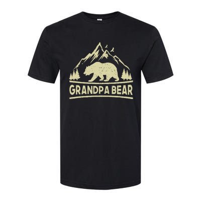 Camping Gift Grandpa Bear Bear Matching Family Softstyle® CVC T-Shirt