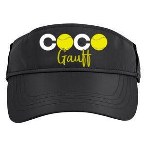 Coco Gauff Gauff Call Me Coco Coco Fan Softball Lover Adult Drive Performance Visor