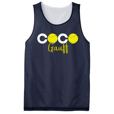 Coco Gauff Gauff Call Me Coco Coco Fan Softball Lover Mesh Reversible Basketball Jersey Tank