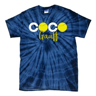 Coco Gauff Gauff Call Me Coco Coco Fan Softball Lover Tie-Dye T-Shirt