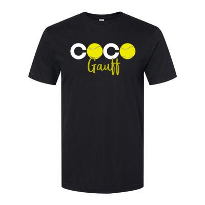 Coco Gauff Gauff Call Me Coco Coco Fan Softball Lover Softstyle® CVC T-Shirt