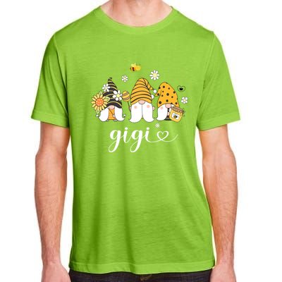 Cute Gigi Gnomes With Bees And Sunflower Country Style Funny Gift Adult ChromaSoft Performance T-Shirt