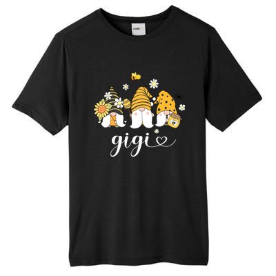 Cute Gigi Gnomes With Bees And Sunflower Country Style Funny Gift Tall Fusion ChromaSoft Performance T-Shirt