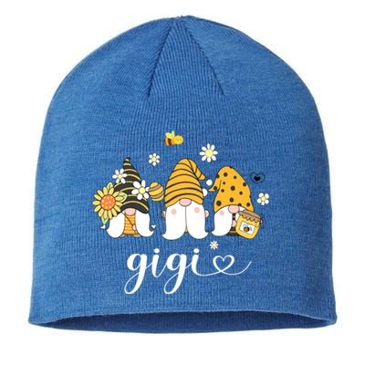 Cute Gigi Gnomes With Bees And Sunflower Country Style Funny Gift Sustainable Beanie