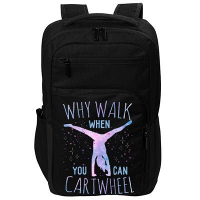 Cartwheel Gymnast Girl Classic Fit Tiedye Impact Tech Backpack