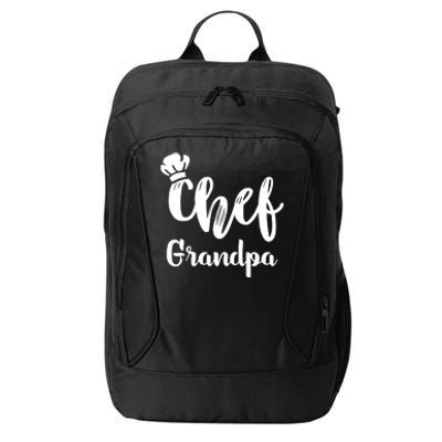 Chef Grandpa Grandfather Cooking T City Backpack