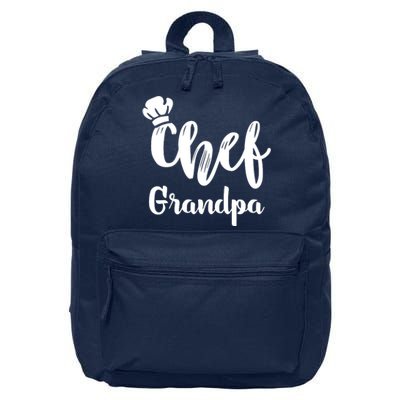 Chef Grandpa Grandfather Cooking T 16 in Basic Backpack