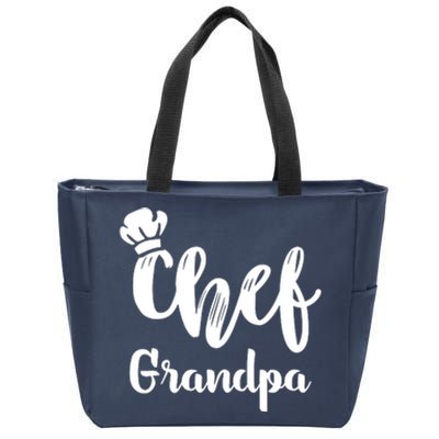 Chef Grandpa Grandfather Cooking T Zip Tote Bag