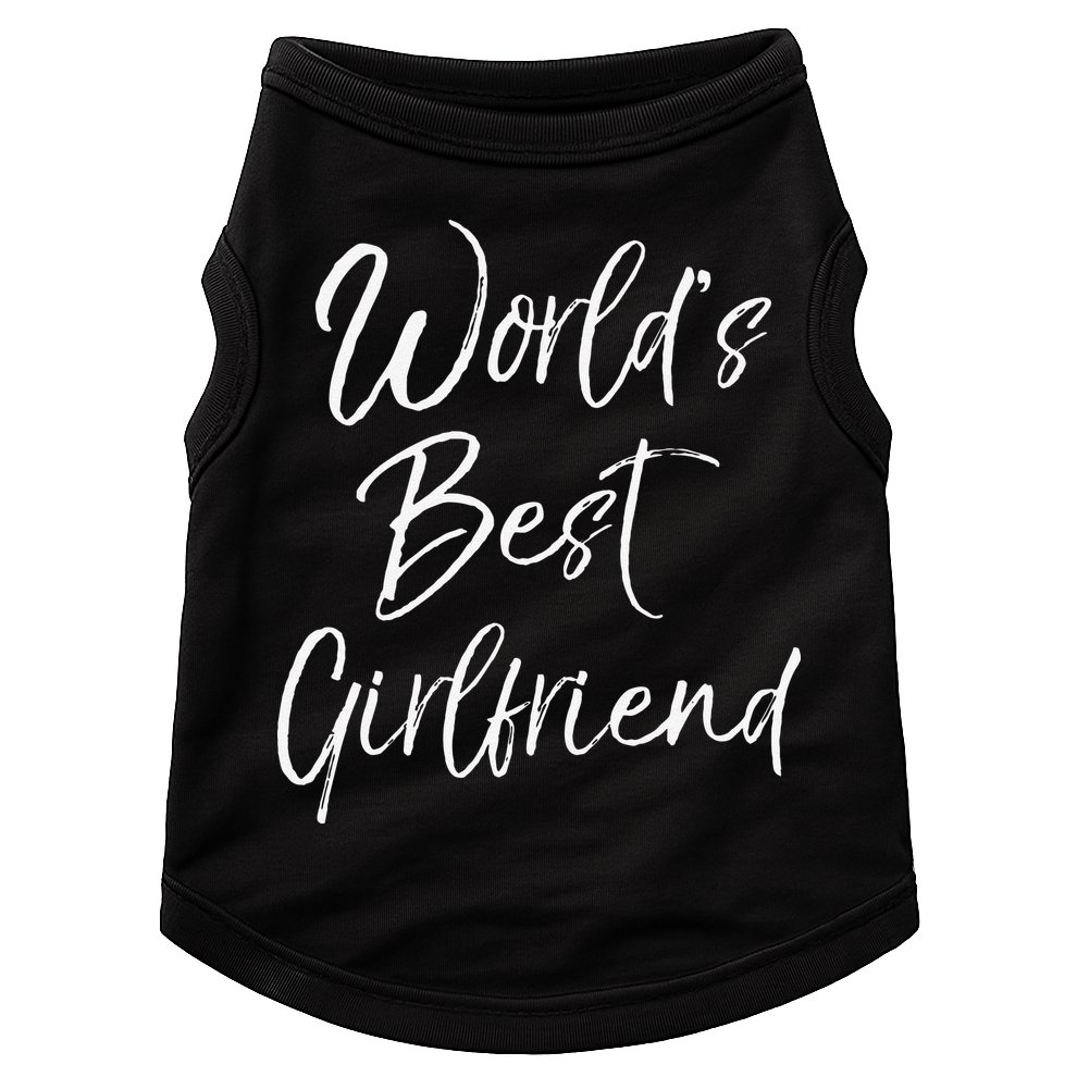 Cute Girlfriend Gift Fromfriend World's Best Girlfriend Doggie Tank