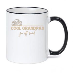 Cool Grandpas Go Off Road Utv Side By Side Accessories 11oz Black Color Changing Mug