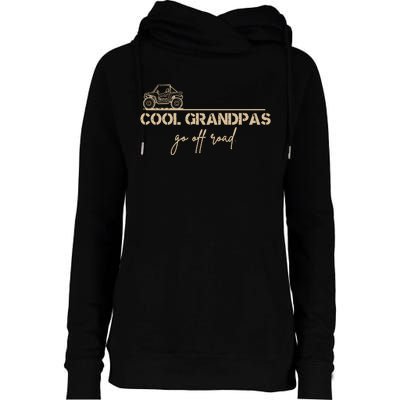 Cool Grandpas Go Off Road Utv Side By Side Accessories Womens Funnel Neck Pullover Hood