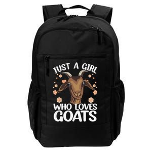 Cool Goat Girl Goat Whisperer Farm Animal Farmer Daily Commute Backpack