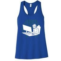 Computer Gamer Gift Wasd Keyboard Pc Gaming Gift Women's Racerback Tank