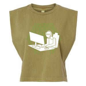 Computer Gamer Gift Wasd Keyboard Pc Gaming Gift Garment-Dyed Women's Muscle Tee