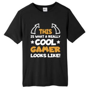 Cool Gamer Gaming Gamers Computer Video Games Funny Saying Gift Tall Fusion ChromaSoft Performance T-Shirt