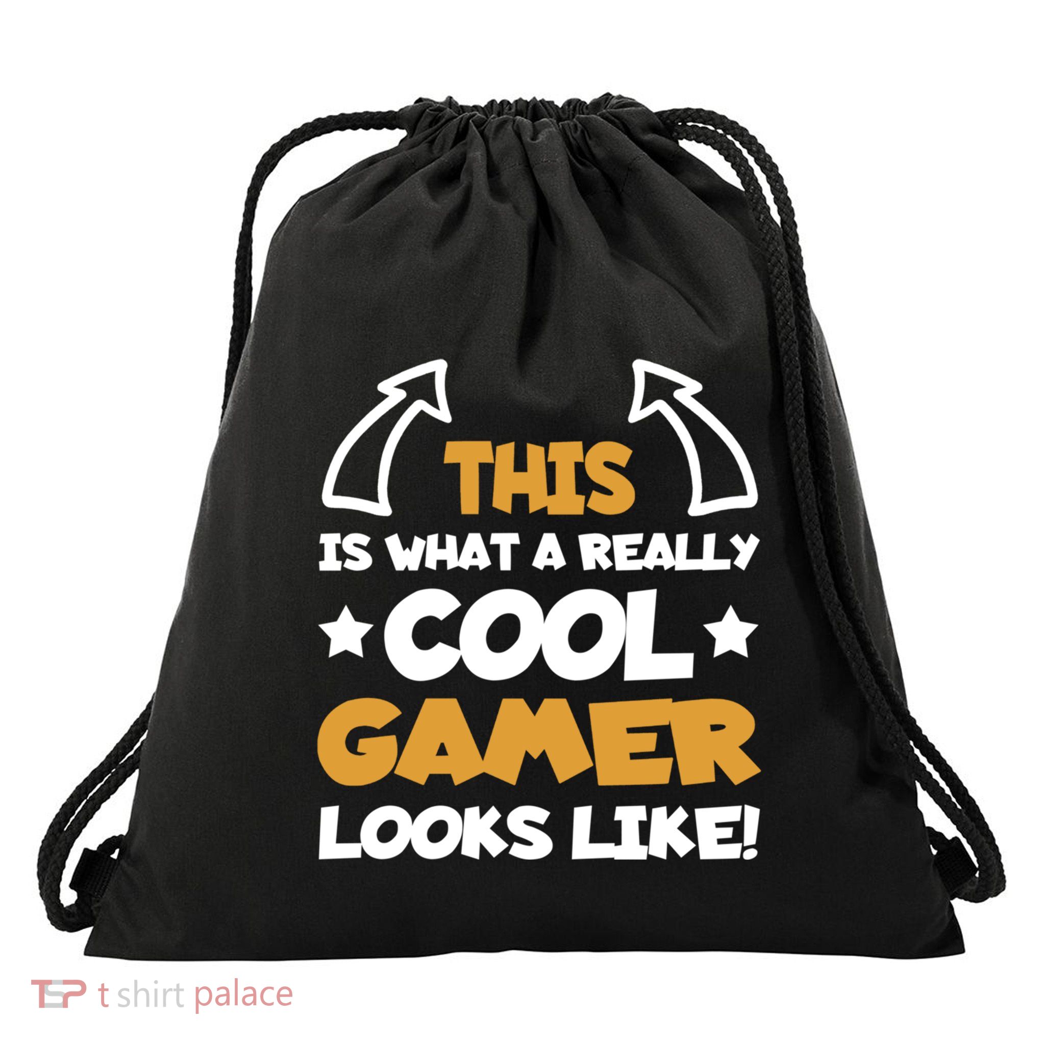 Cool Gamer Gaming Gamers Computer Video Games Funny Saying Gift Drawstring Bag