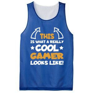 Cool Gamer Gaming Gamers Computer Video Games Funny Saying Gift Mesh Reversible Basketball Jersey Tank