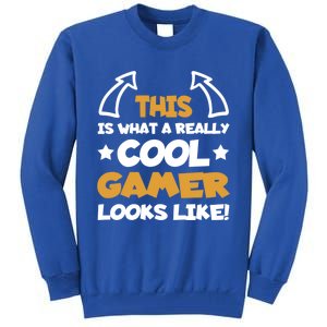 Cool Gamer Gaming Gamers Computer Video Games Funny Saying Gift Tall Sweatshirt