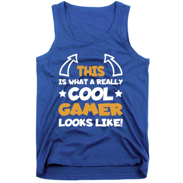 Cool Gamer Gaming Gamers Computer Video Games Funny Saying Gift Tank Top