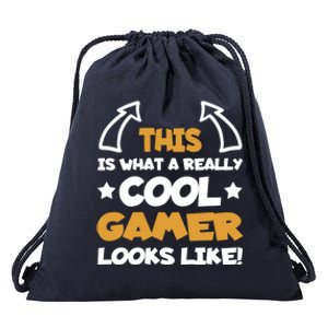 Cool Gamer Gaming Gamers Computer Video Games Funny Saying Gift Drawstring Bag