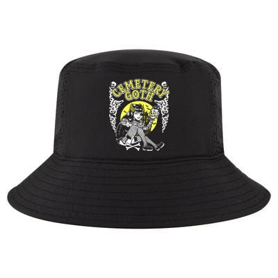 Cemetary Goth Girl Horror Cool Comfort Performance Bucket Hat