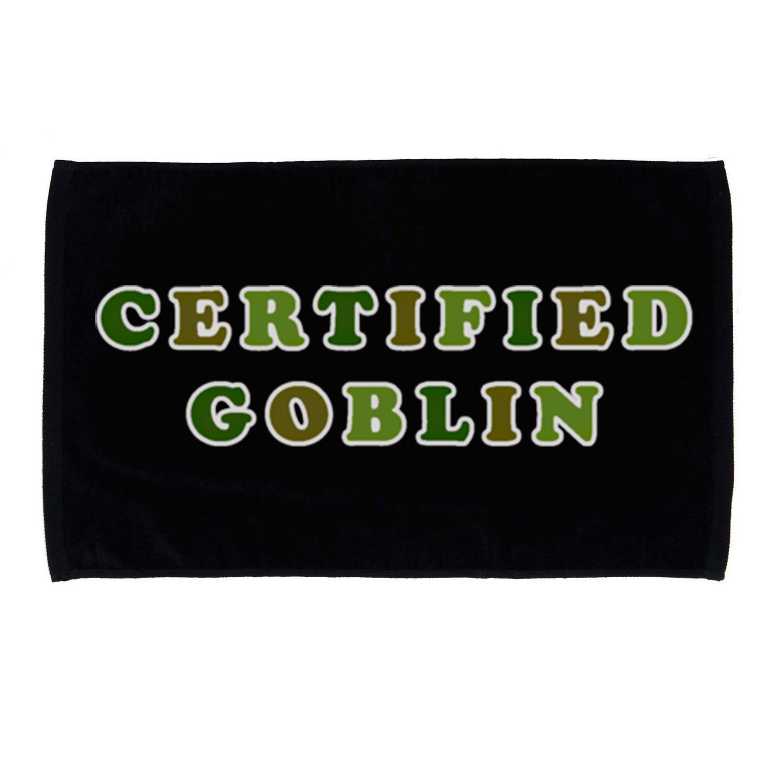 Certified Goblin Goblincore Clothes Aesthetic Cottagecore Gift Microfiber Hand Towel