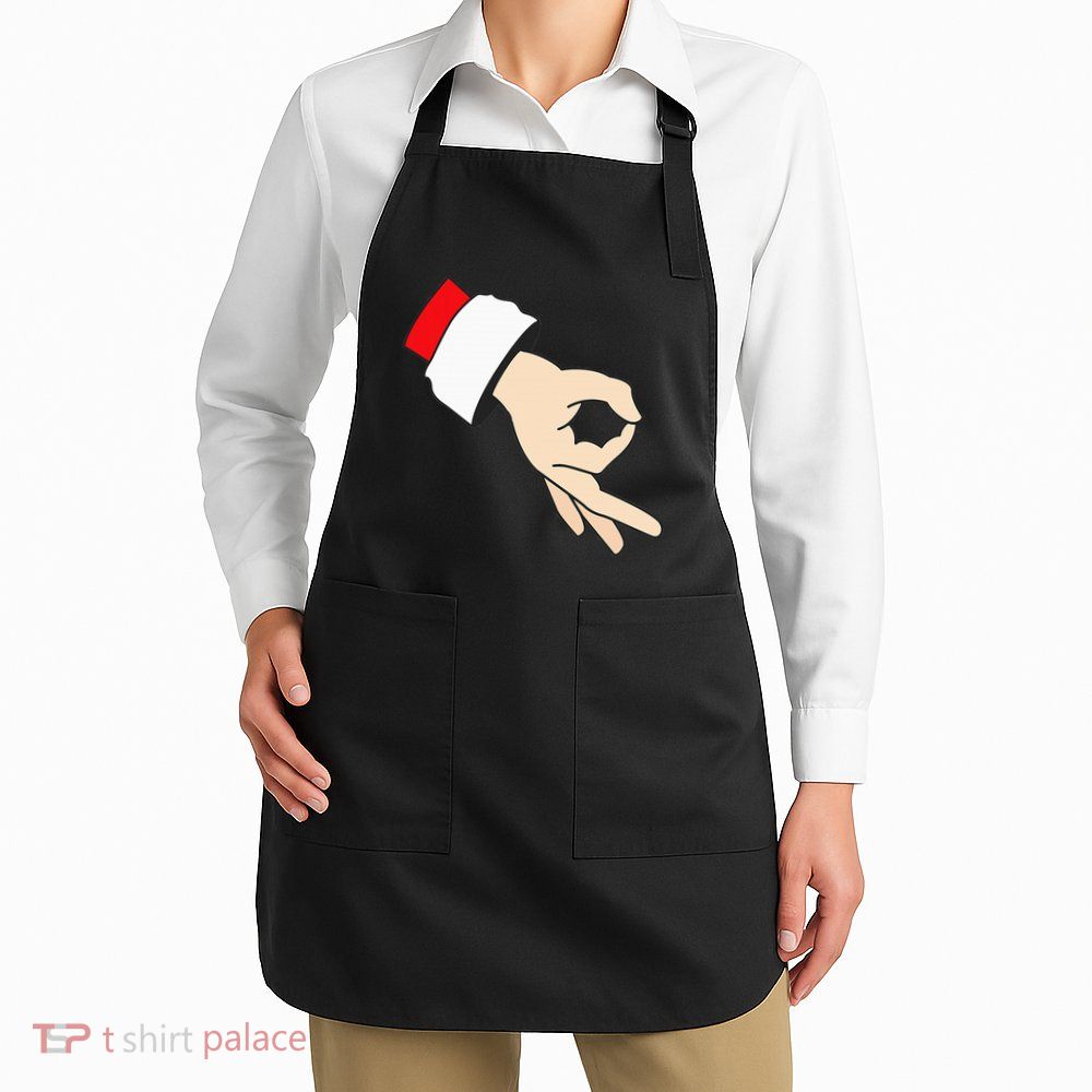 Circle Game Gotcha Inappropriate Christmas Santa Ok Hand Apron