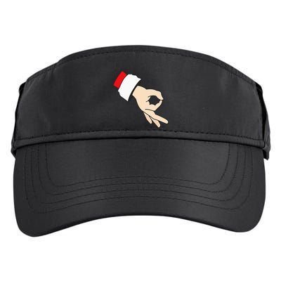 Circle Game Gotcha Inappropriate Christmas Santa Ok Hand Adult Drive Performance Visor