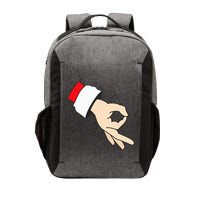Circle Game Gotcha Inappropriate Christmas Santa Ok Hand Vector Backpack