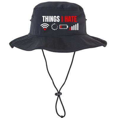Computer Geek Gift Things I Hate Hilarious Gamer Present Legacy Cool Fit Booney Bucket Hat