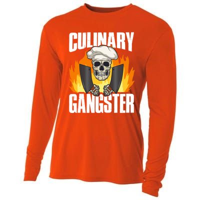 Culinary Gangster Great Gift Cooling Performance Long Sleeve Crew