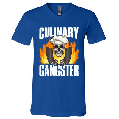 Culinary Gangster Great Gift V-Neck T-Shirt