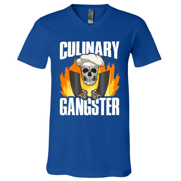 Culinary Gangster Great Gift V-Neck T-Shirt